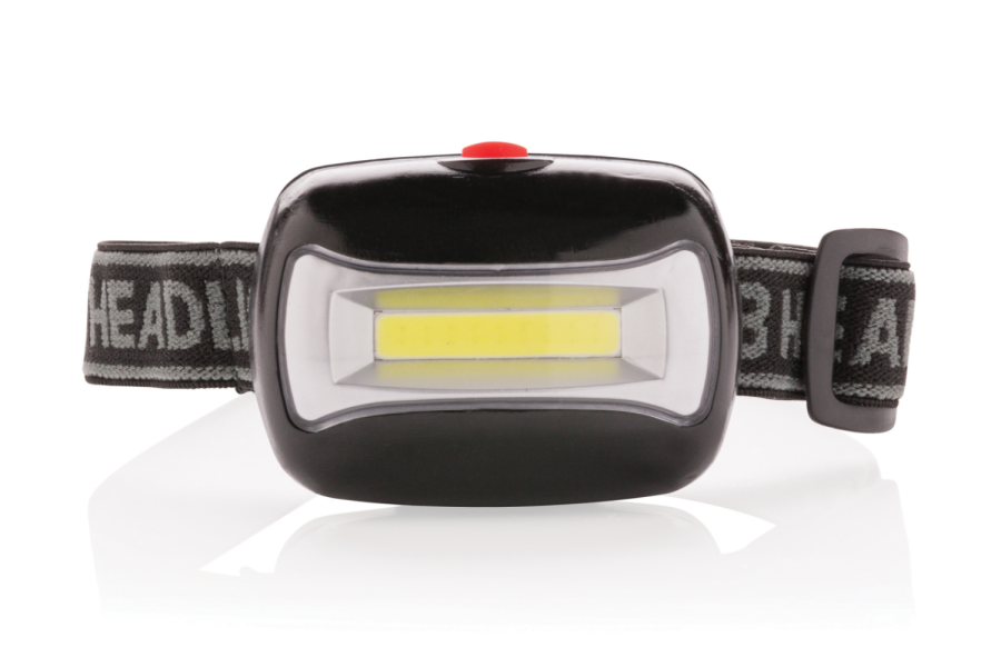 Lampe frontale COB: Avant du produit, partie inférieure