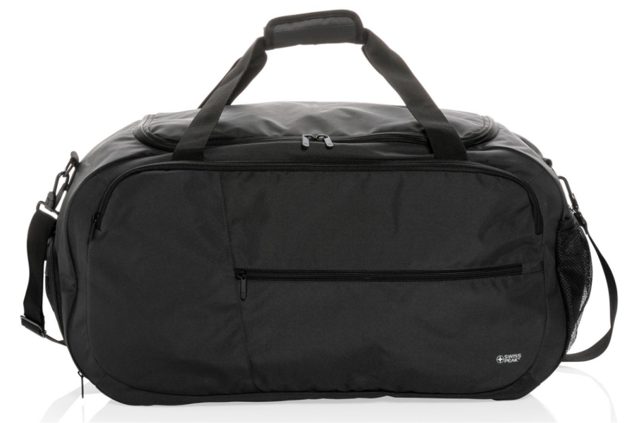 Swiss Peak AWARE™ RPET sporttinen duffelilaukku: tuote etupuolelta