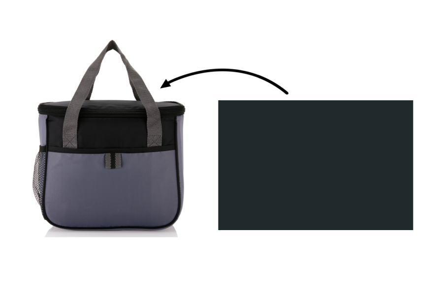 Sac isotherme: Dessus du produit