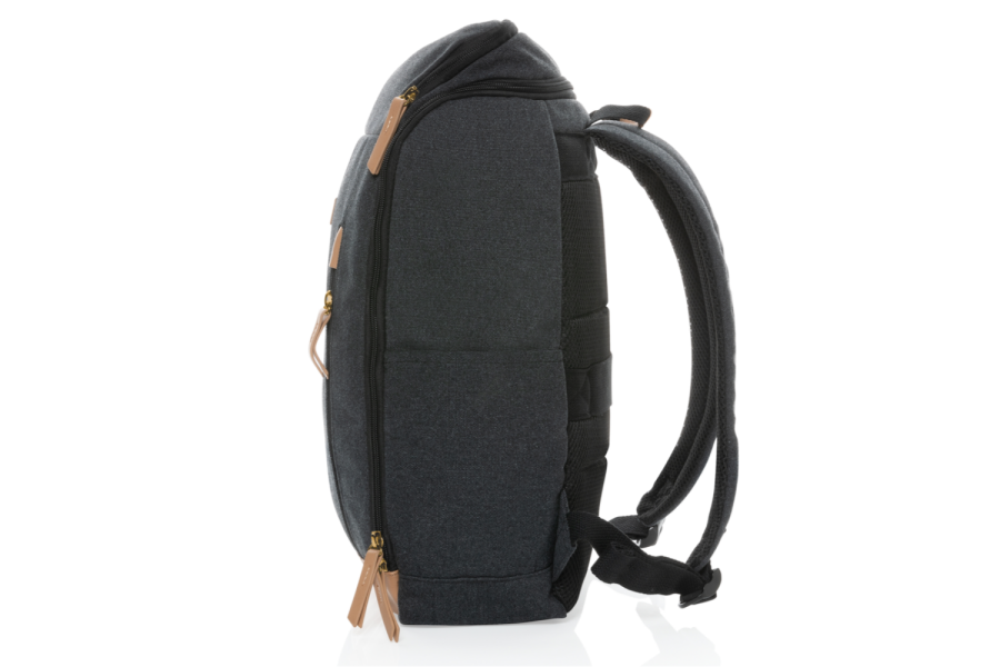Impact AWARE™ 15" laptopryggsäck i 16 oz. återvunnen canvas: objektet helt ner