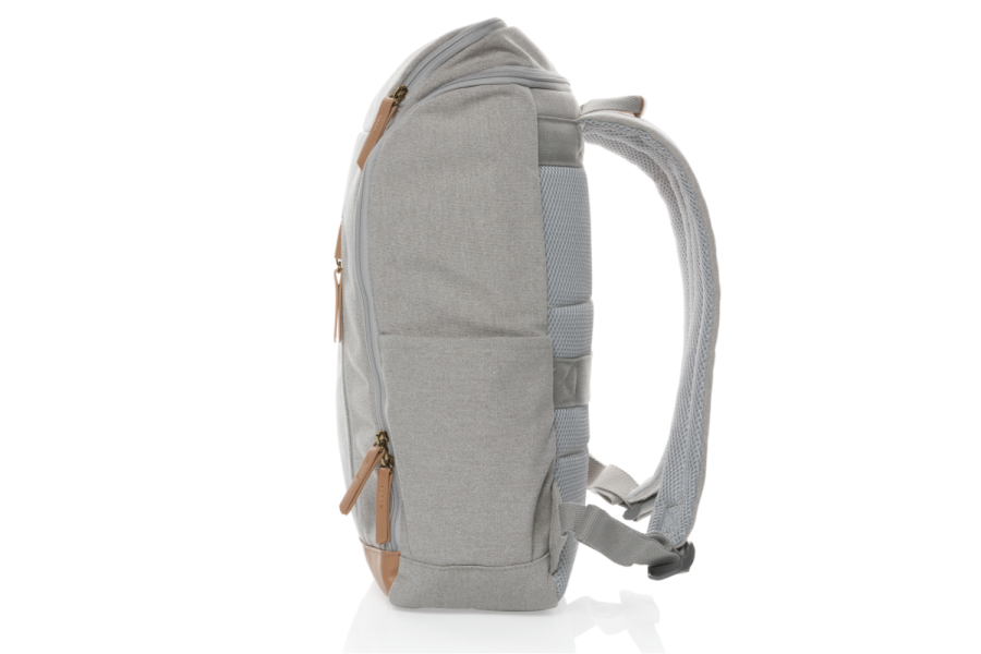 Impact AWARE™ 15" laptopryggsäck i 16 oz. återvunnen canvas: objektet helt ner