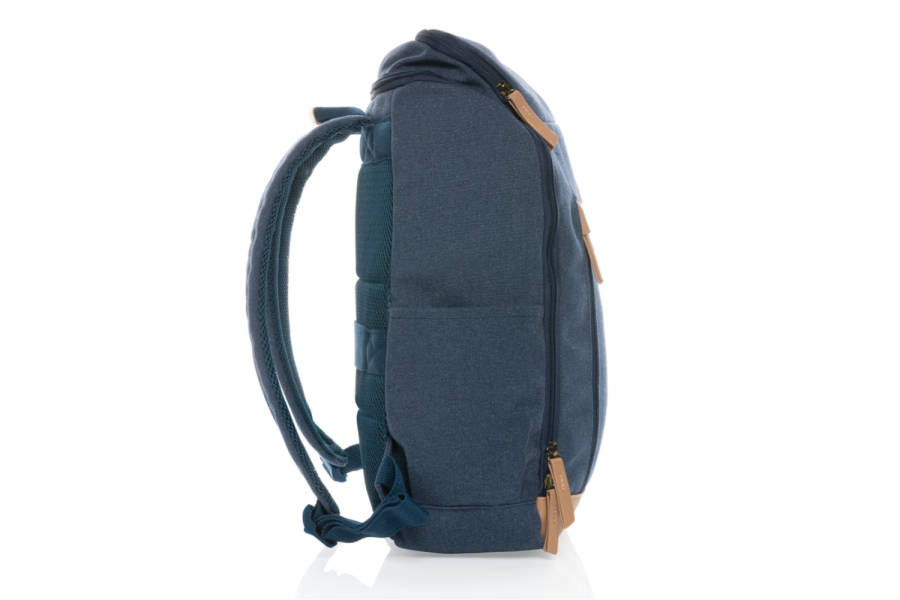 Impact AWARE™ 15" laptopryggsäck i 16 oz. återvunnen canvas: föremålet lämnats uppe