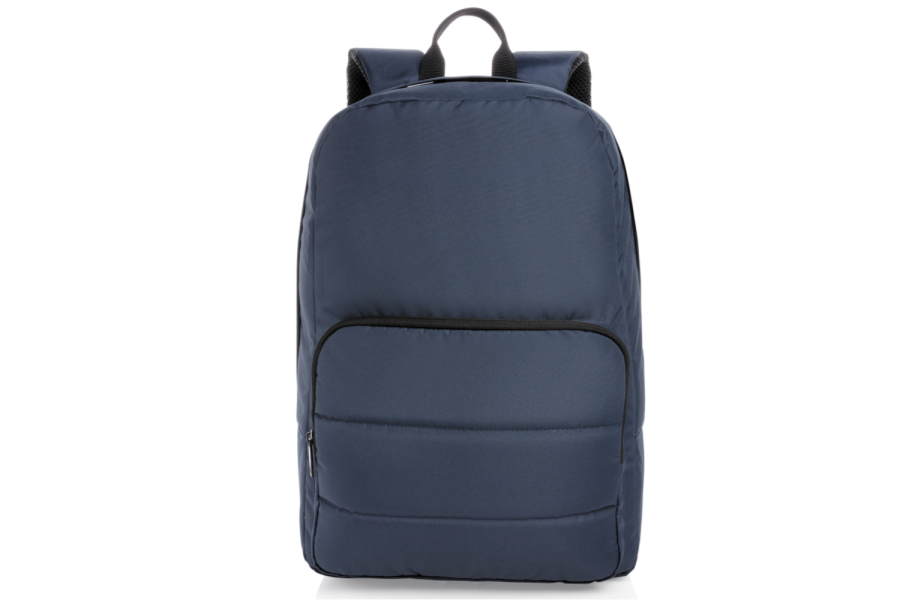 Impact AWARE™ RPET Basic 15,6-tolline sülearvuti seljakott: eseme esiosa keskel