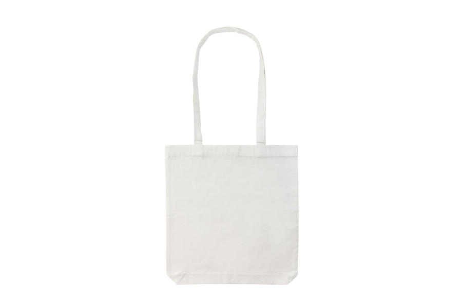 Impact Aware™ recycelte Baumwolltasche: Vorderseite des Artikels