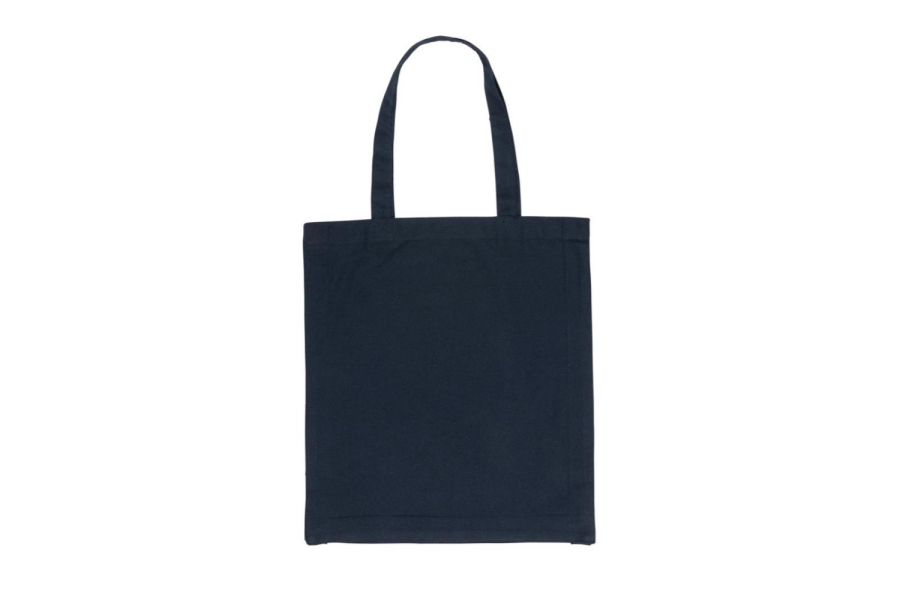 Impact AWARE™ shoppingkasse m. bälg återvunnen bomull 145gr: artikelns framsida