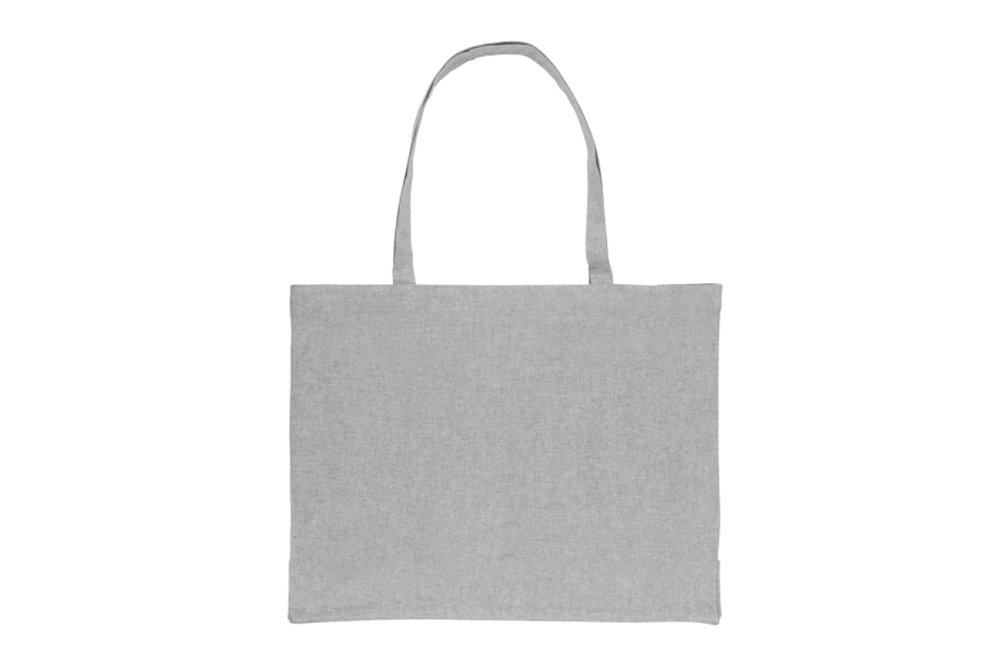 Impact AWARE™ shoppingkasse m. bälg återvunnen bomull 145gr: varan tillbaka