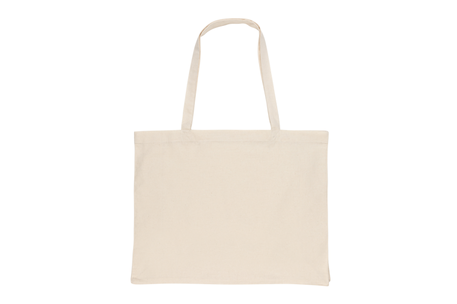 Impact AWARE™ shoppingkasse m. bälg återvunnen bomull 145gr: varan tillbaka