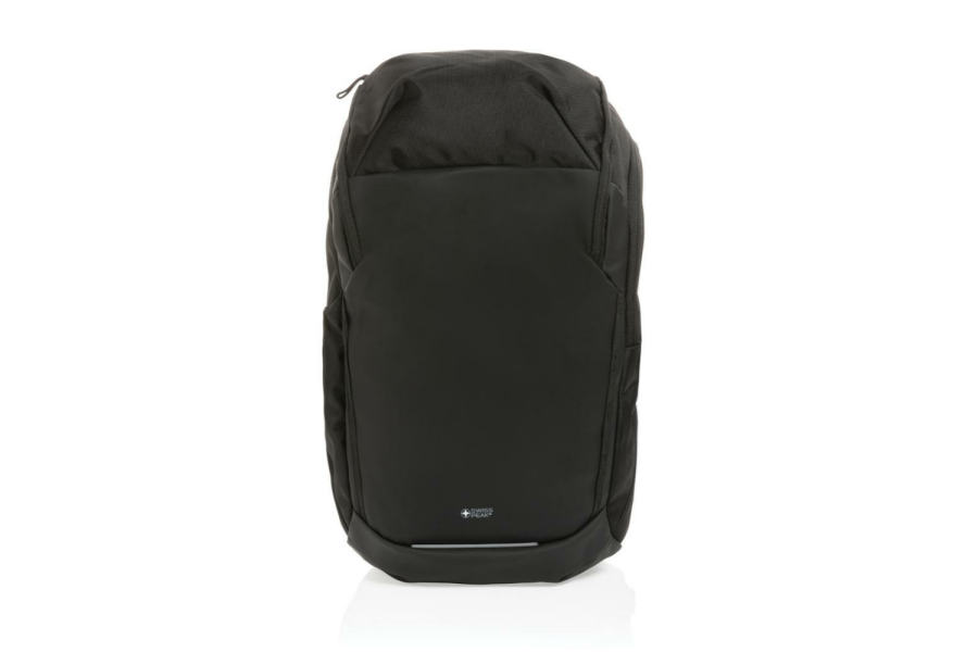 Swiss Peak AWARE™ RPET 15.6 inch business backpack: item front down