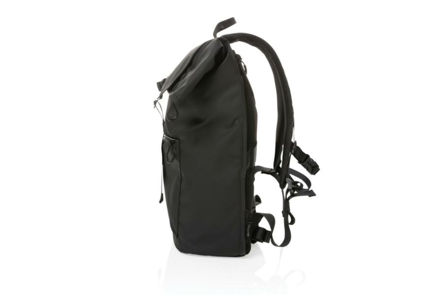 Impact AWARE™ RPET water resistant 15.6" laptop backpack: item side right