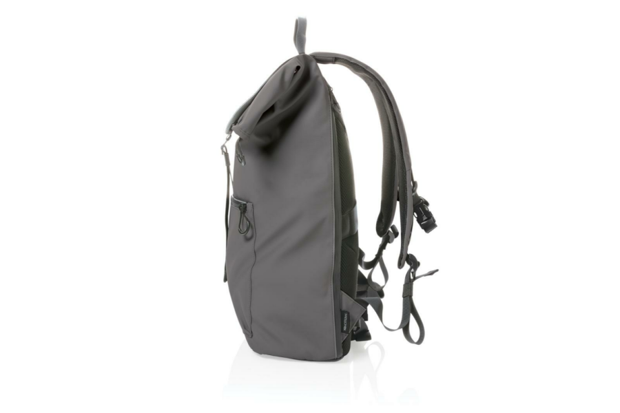 Impact AWARE™ RPET water resistant 15.6" laptop backpack: item side right