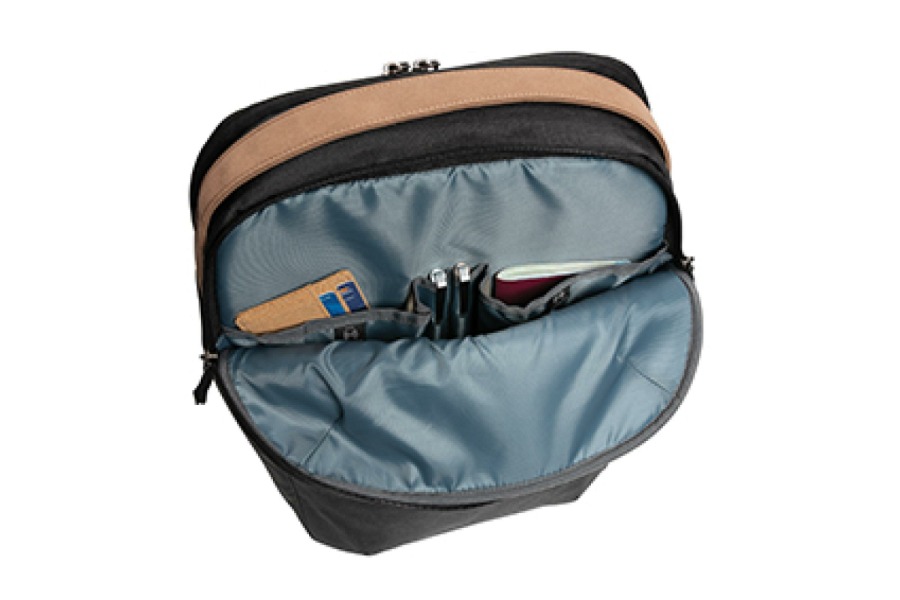Impact AWARE™ 300D two tone deluxe 15.6" laptop backpack: item inside