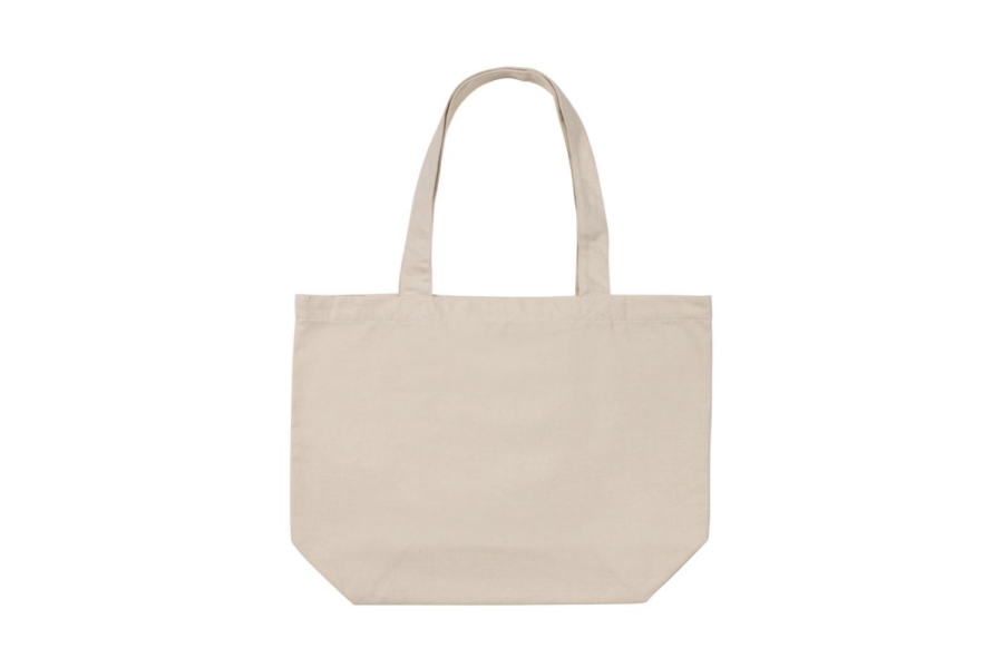 Impact Aware™ 240 gsm rcanvas shopper w/pocket undyed: item front