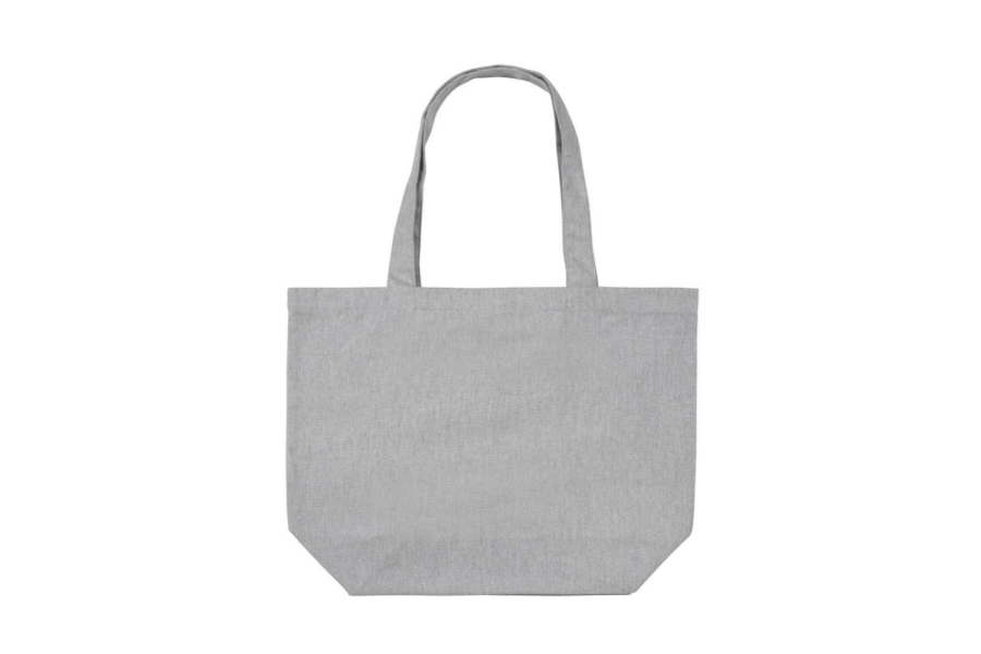 Impact Aware™ 240 gsm rcanvas shopper w/pocket undyed: item front