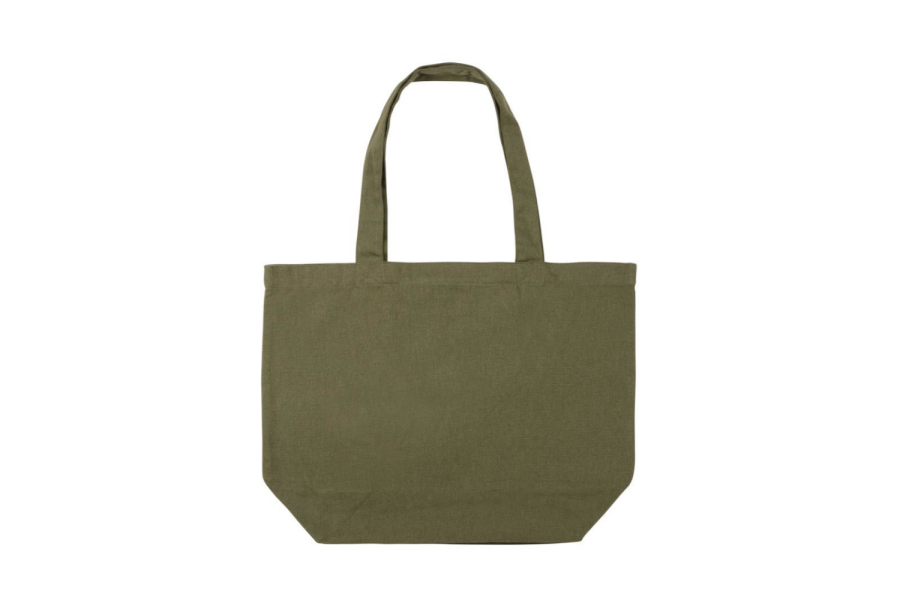 Impact Aware™ 240 gsm rcanvas shopper w/pocket undyed: item front