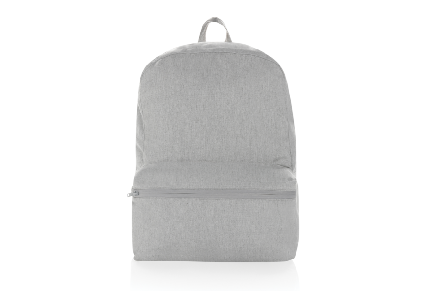 Impact Aware™ 285 gsm rcanvas backpack undyed: item front down