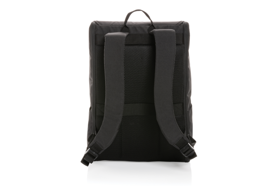 Swiss Peak Fern AWARE™ RPET all over zipper 15.6" backpack: strap right