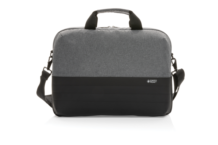 Swiss Peak AWARE™ RFID 15,6" Laptoptasche: Vorderseite des Gegenstands nach unten