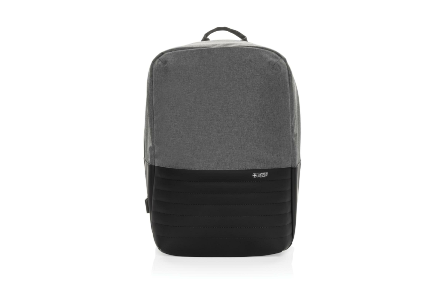 Swiss Peak AWARE™ anti-ficktjuv RFID 15.6" laptopryggsäck: föremålets framsida nedåt