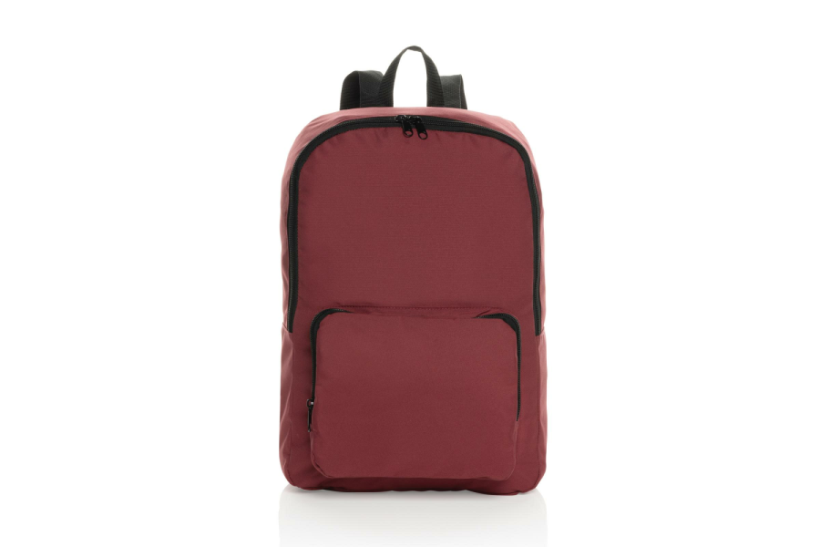 Sac à dos classique pliable Dillon AWARE™ en RPET: Poche