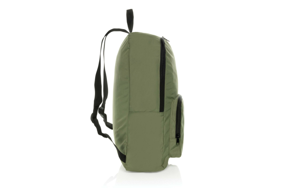 Sac à dos classique pliable Dillon AWARE™ en RPET: Côté gauche du produit