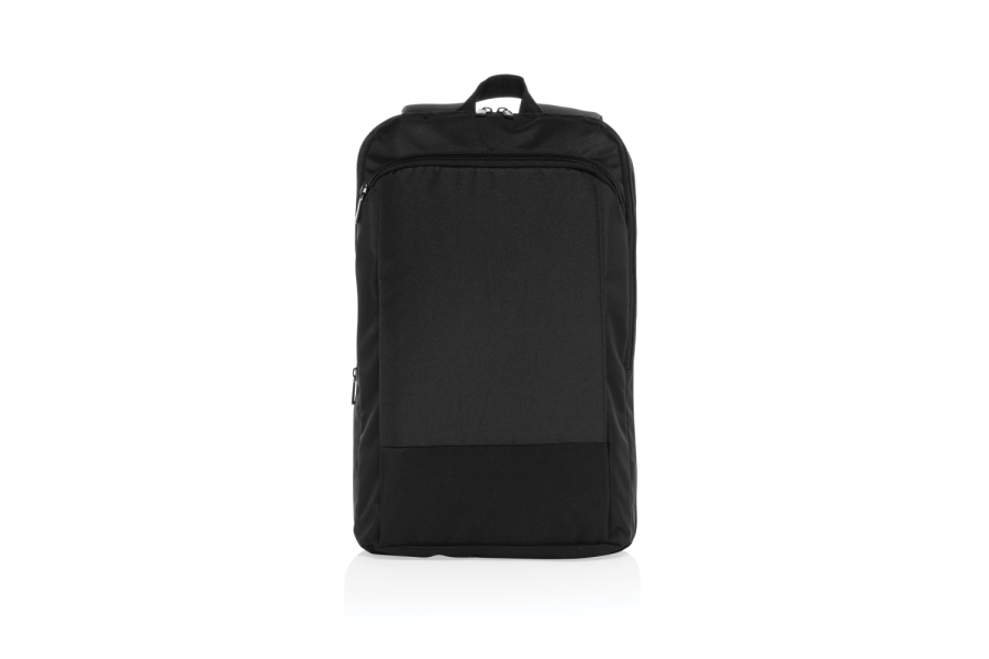 Flexpack Aware™ Expandable Slim RPET 15,6" Laptop-Rucksack: Vorderseite des Artikels