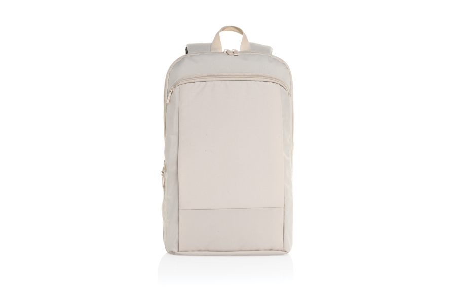 Flexpack Aware™ Expandable Slim RPET 15,6" Laptop-Rucksack: Vorderseite des Artikels