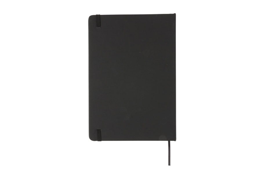 Standard A5 Notizbuch mit PU-Hardcover: Gegenstand hinten Mitte