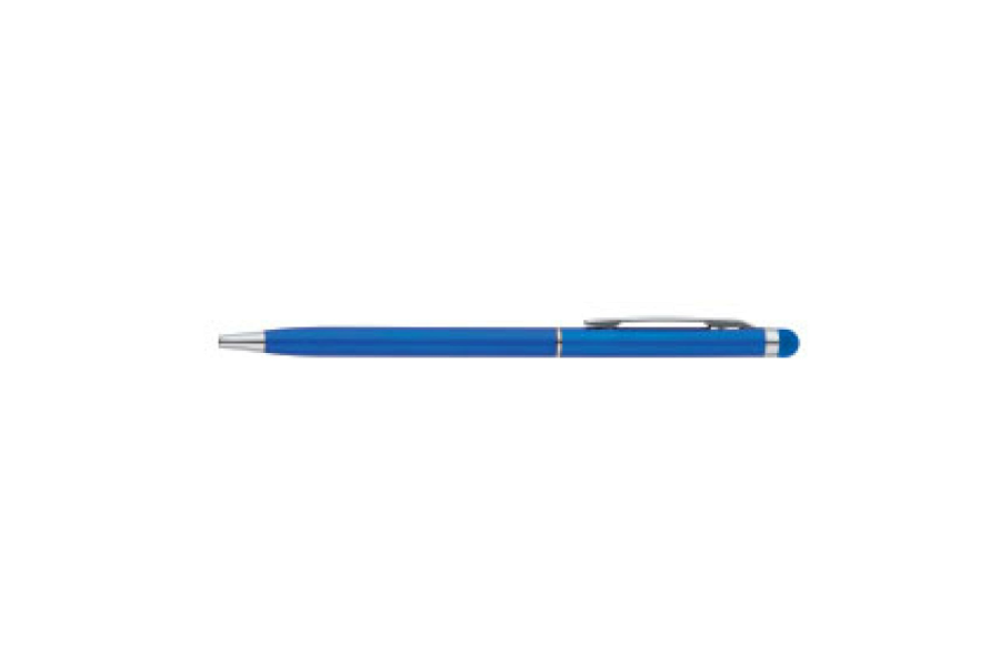 Basic Hardcover PU A5 Notizbuch mit Stylus-Stift: neben dem Clip