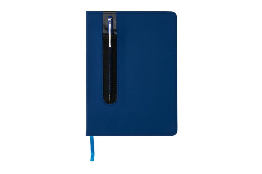 Basic Hardcover PU A5 Notizbuch mit Stylus-Stift: Vorderseite des Gegenstands