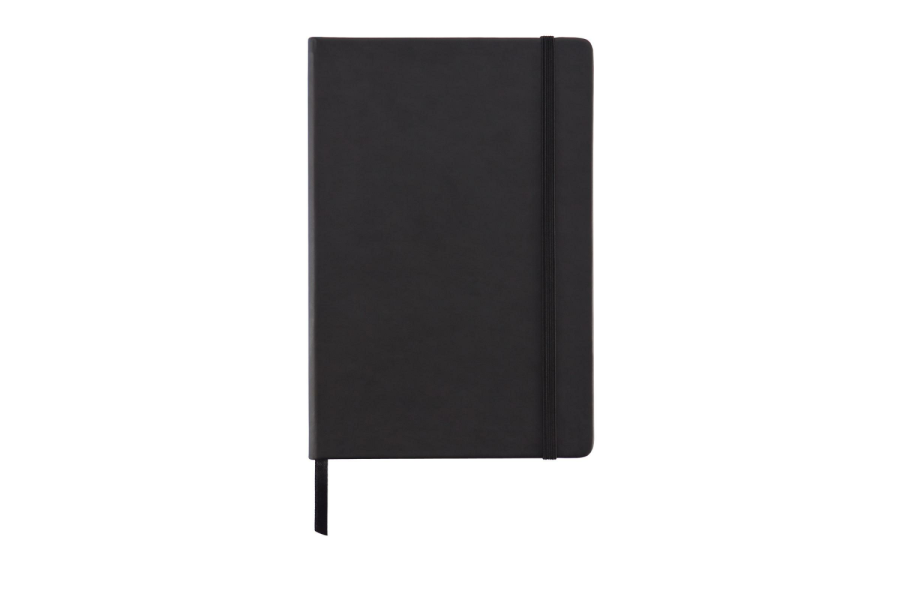 Anteckningsbok Deluxe PU - prägling A5: artikel fram i mitten