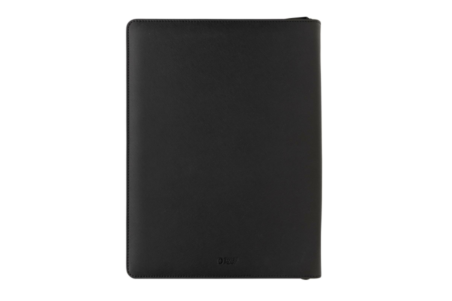 Swiss Peak Heritage RCS rPU A4 portfolio with zipper: item back