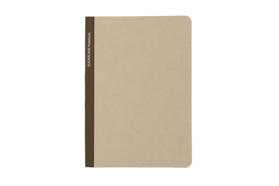 Stylo Sugarcane paper A5 Notebook: item front down