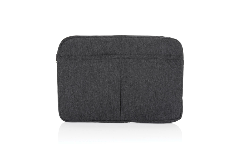 Laluka AWARE™ recycled cotton 15.6 inch laptop sleeve: item front right
