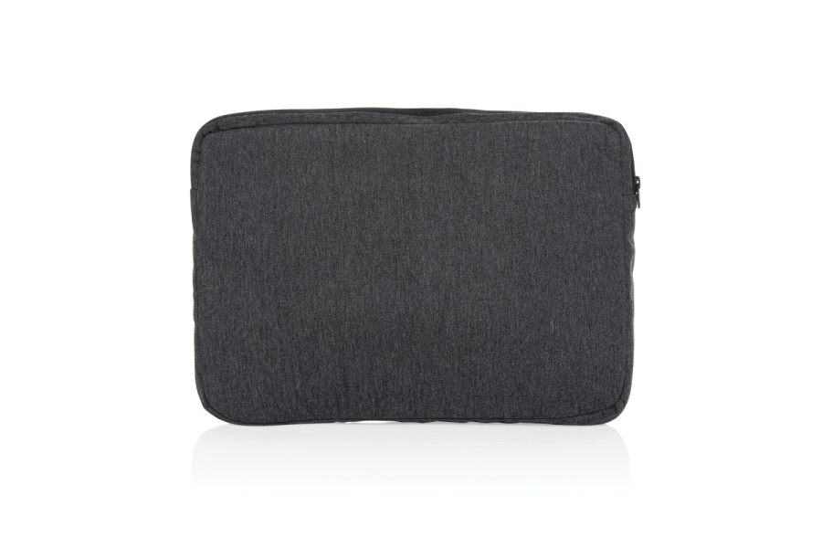 Laluka AWARE™ recycled cotton 15.6 inch laptop sleeve: item back