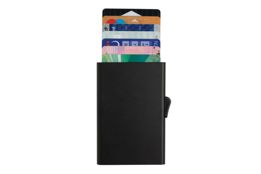 Porte-cartes RFID C-Secure en aluminium: Avant du produit