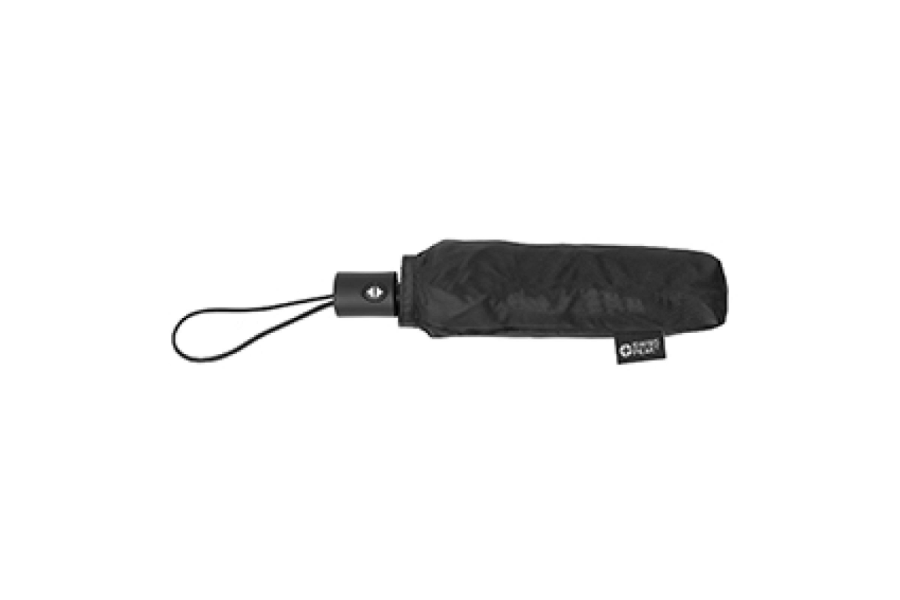 Swiss Peak Aware™ RPET itin lengvas visiškai automatinis 20,5" skėtis: maišelis