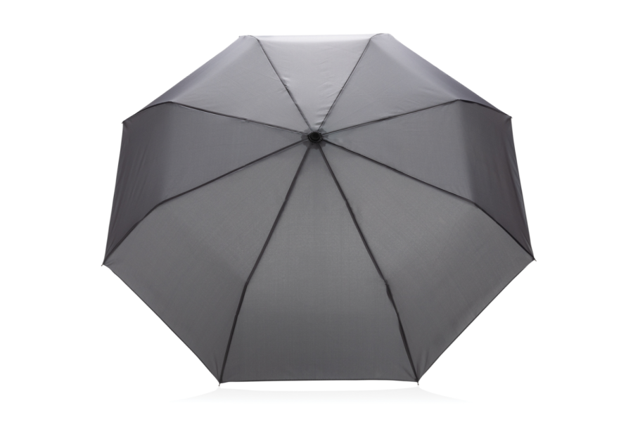 20,5 collu Impact AWARE™ RPET 190T Pongee mini lietussargs ar bambusa rokturi: lietussargs