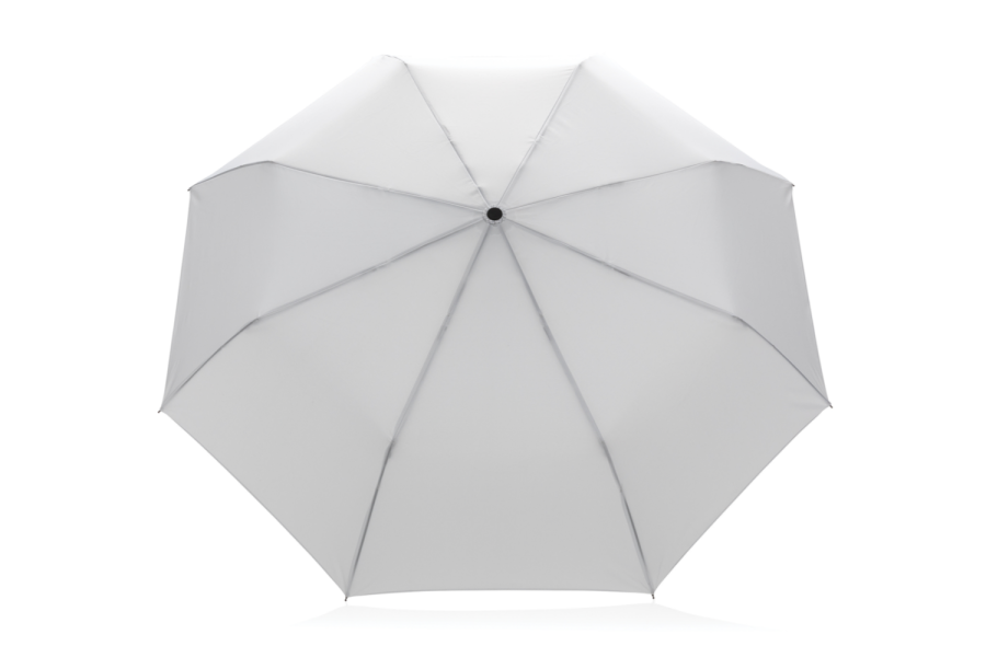 20,5 collu Impact AWARE™ RPET 190T Pongee mini lietussargs ar bambusa rokturi: lietussargs