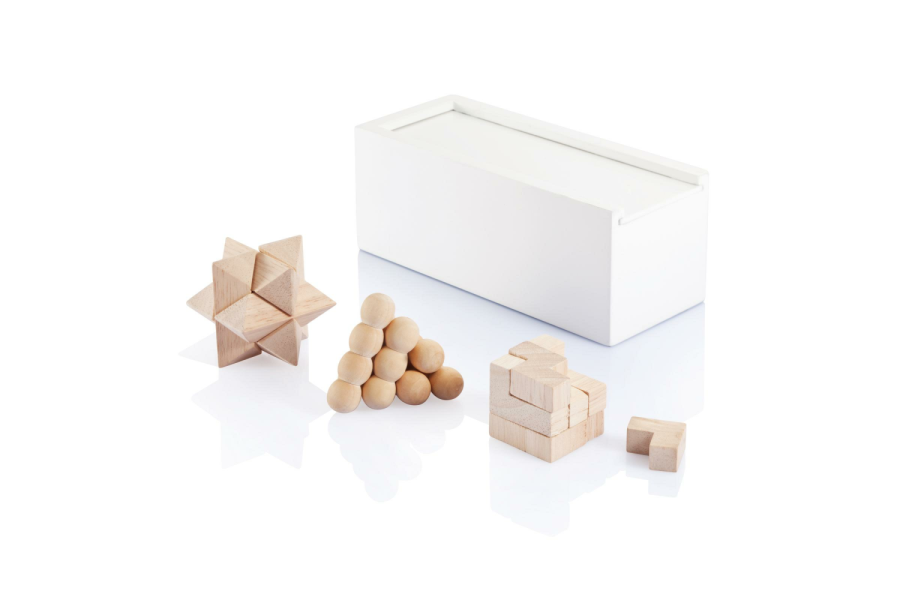 Coffret de 3 casse-têtes: Produit — Face