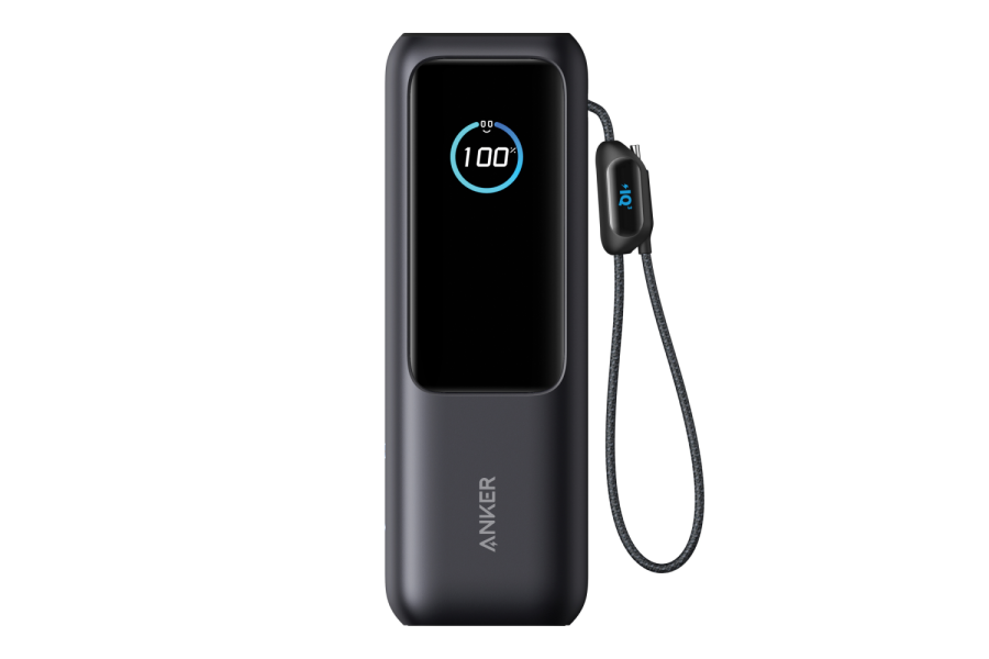 Batterie externe Anker de 25 000 mAh, 165 W, avec câble rétractable intégré: Avant du produit