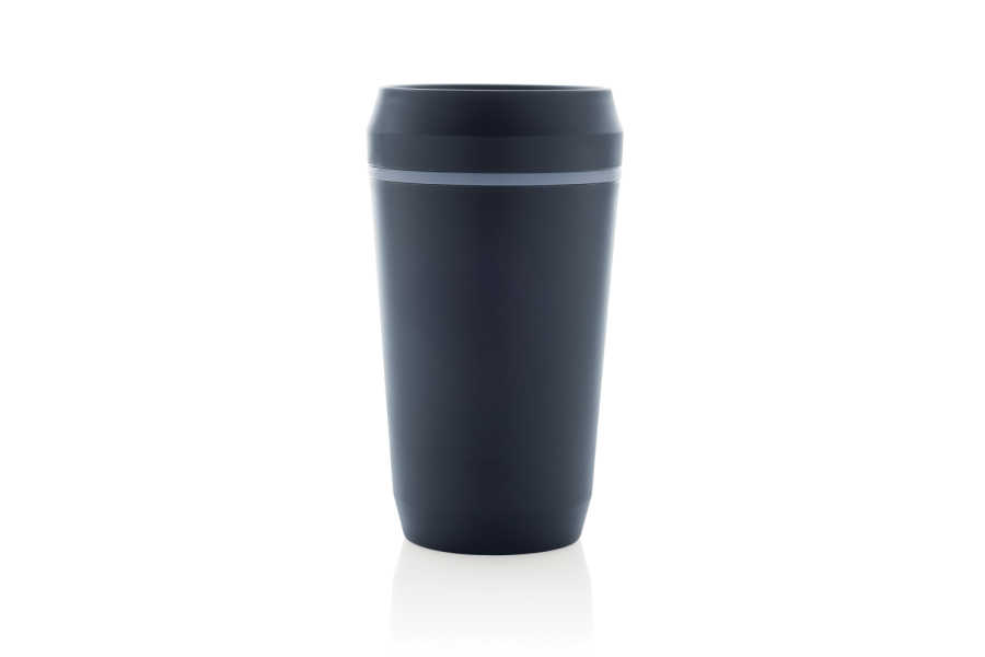 Topl perdirbto plastiko termo puodelis su patentuotu 360° dangteliu, 354 ml: prekė atgal