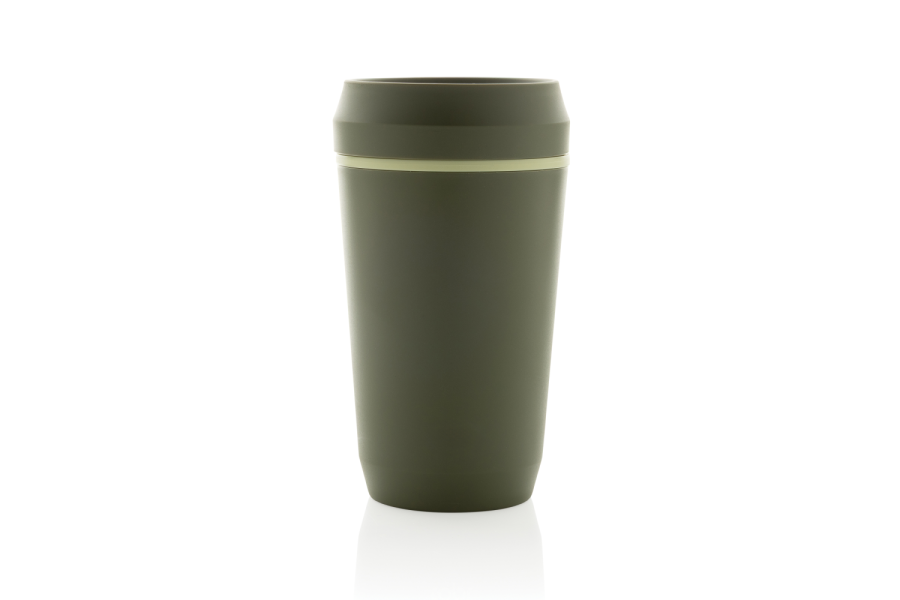 Topl perdirbto plastiko termo puodelis su patentuotu 360° dangteliu, 354 ml: prekė atgal