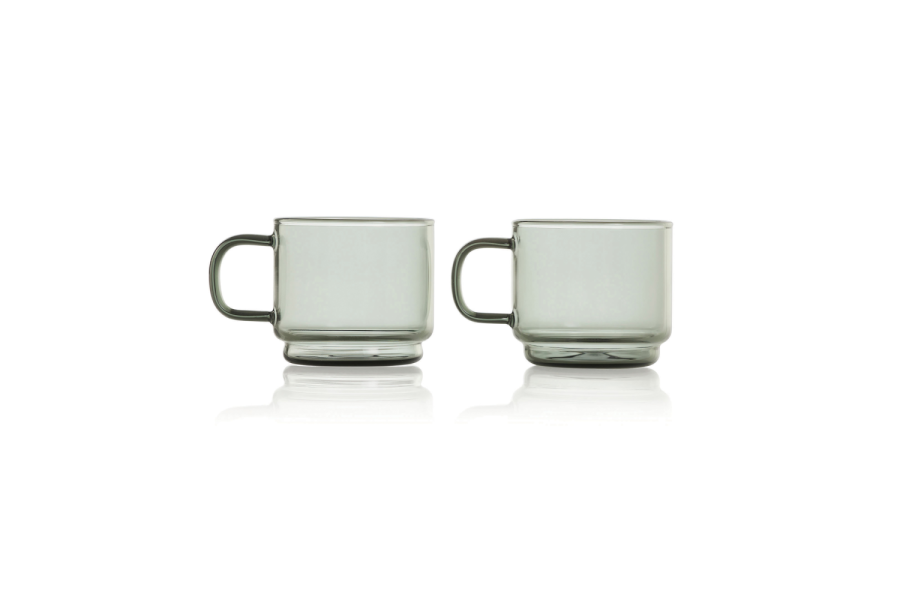 Ensemble de 2 tasses à expresso AdHoc Impact 70ml: Avant du produit