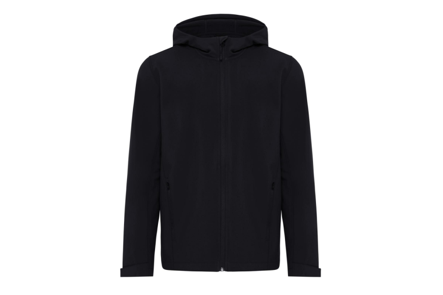 Veste softshell Iqoniq Makalu pour homme en polyester recyclé: Manche droite