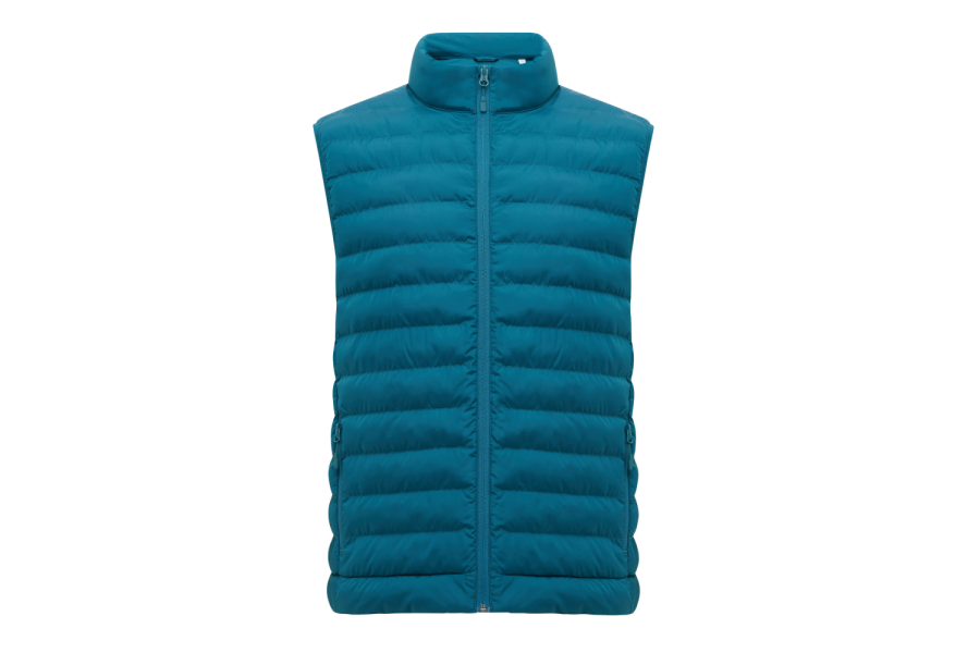 Gilet sans manches Iqoniq Meru pour homme en polyester recyclé: Poitrine gauche