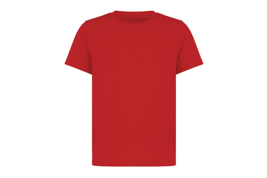 Tee-shirt léger Iqoniq Koli pour enfant en coton recyclé: Manche droite
