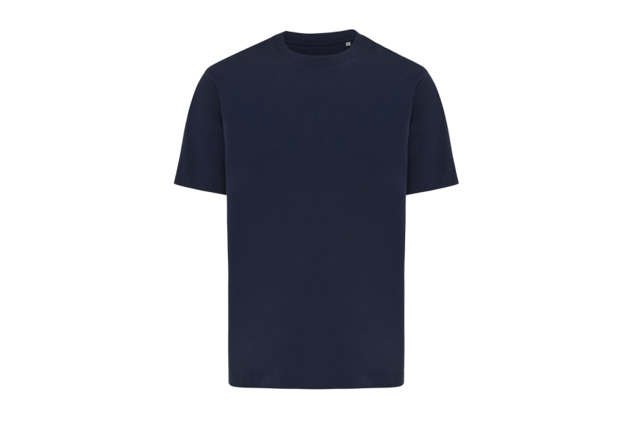 IQONIQ Nikko Heavyweight T-Shirt aus recycelter Baumwolle: innen am Halsausschnitt