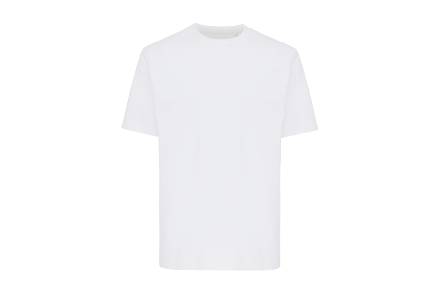 IQONIQ Nikko Heavyweight T-Shirt aus recycelter Baumwolle: innen am Halsausschnitt