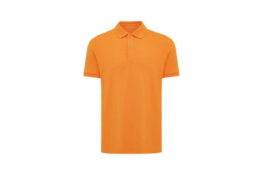 Polo piqué Iqoniq Yosemite en coton recyclé: Manche droite