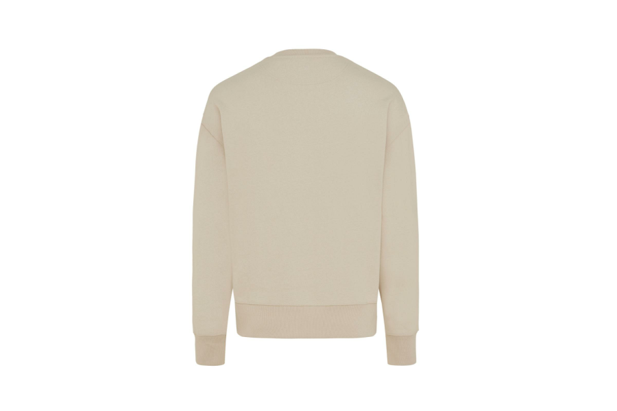 Sweat décontracté à col rond Iqoniq Kruger en coton recyclé: Arrière du produit